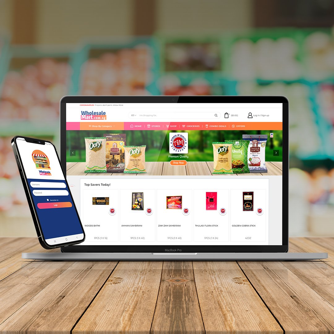Wholesalemart Ecommerce Website & App